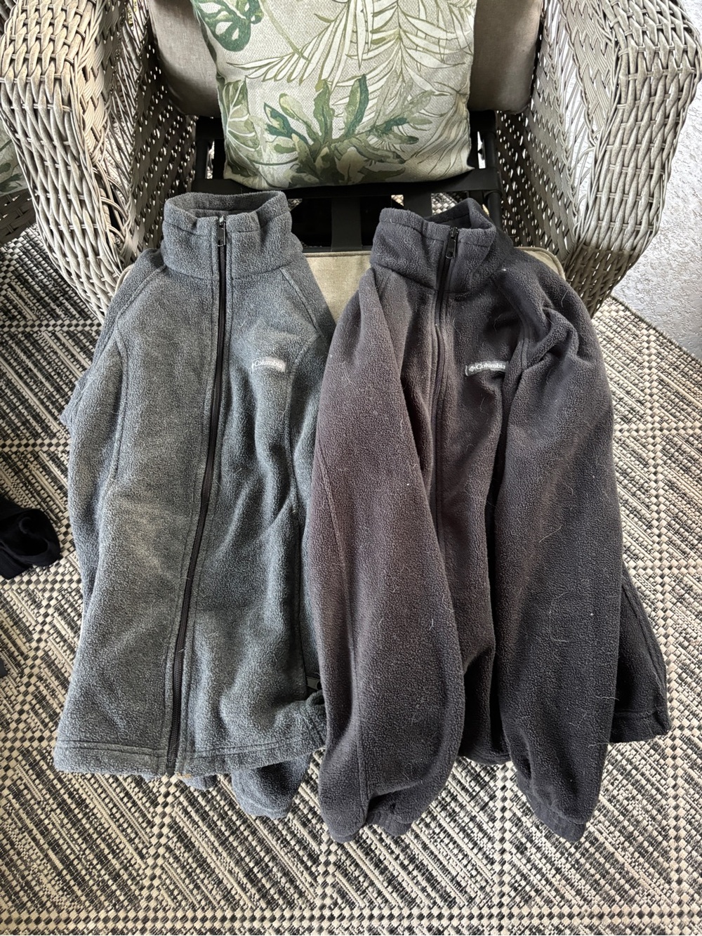 Columbia Black Fleece Full-Zip Jacket